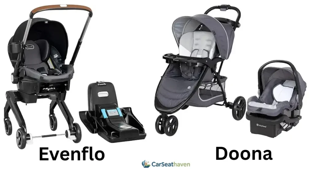 Doona VS Evenflo Shyft DualRide