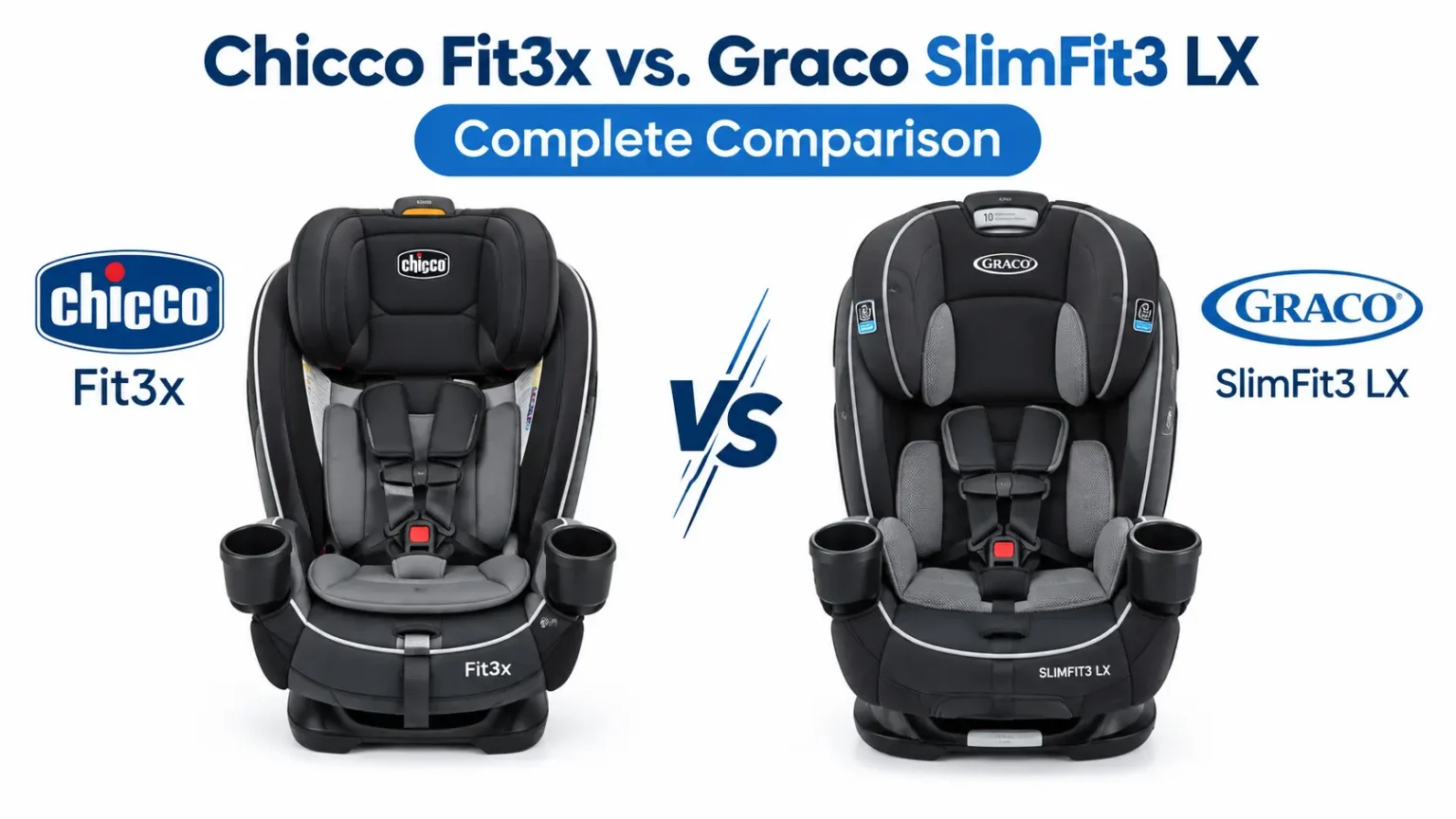 Chicco Fit3x vs. Graco SlimFit3 LX: Complete Comparison Chicco Fit3x vs Graco SlimFit3 LX Complete Comparison