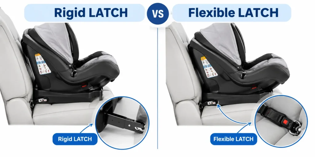 Rigid LATCH vs. Flexible LATCH: What's the Difference?