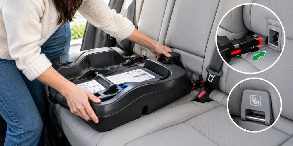 How to Install baseless car seat