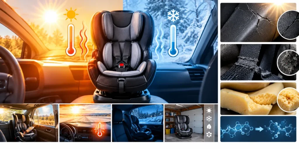 What Extreme Heat and Cold Do to Car Seat Plastic