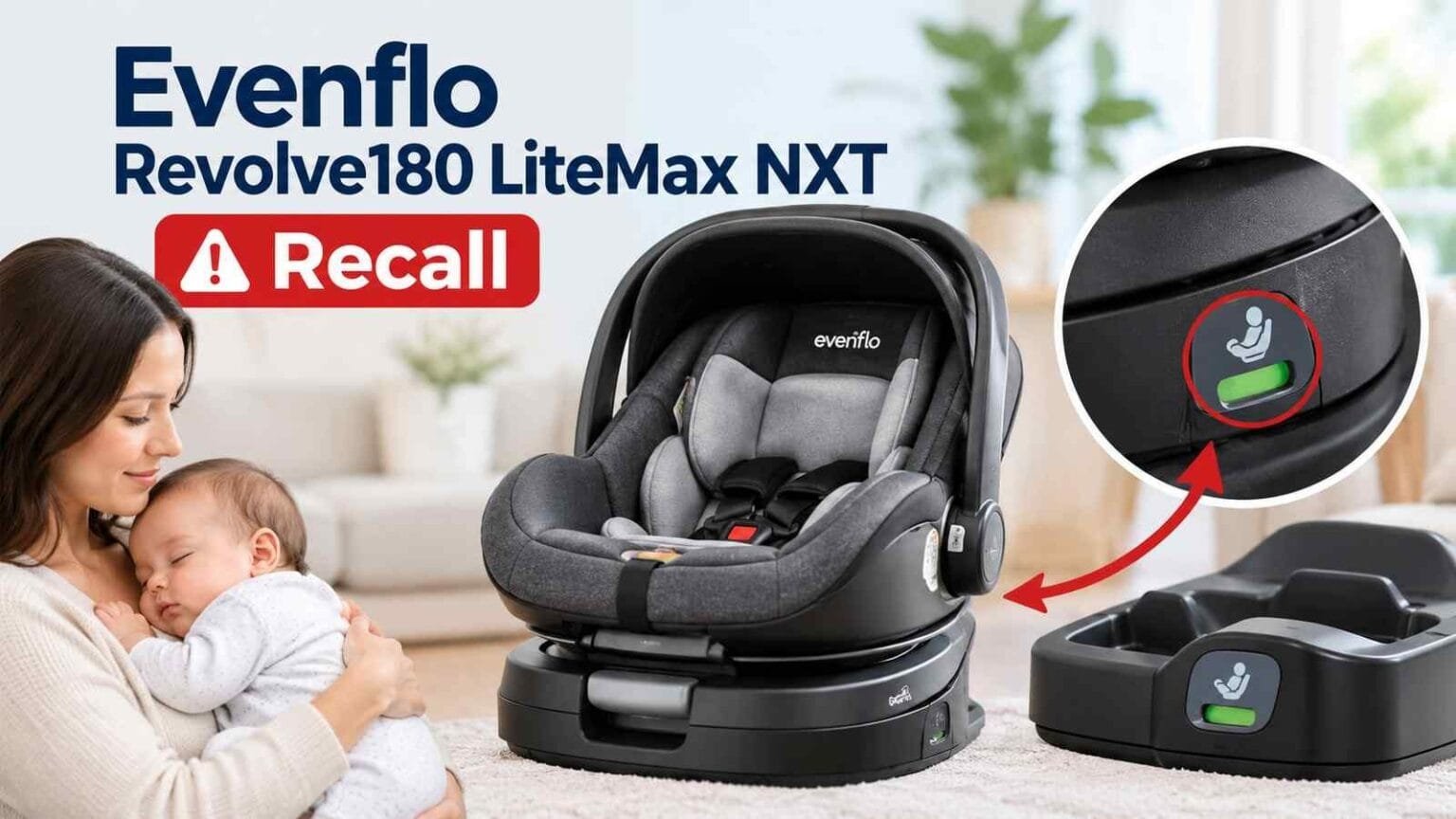 Evenflo Revolve180 LiteMax NXT Recall